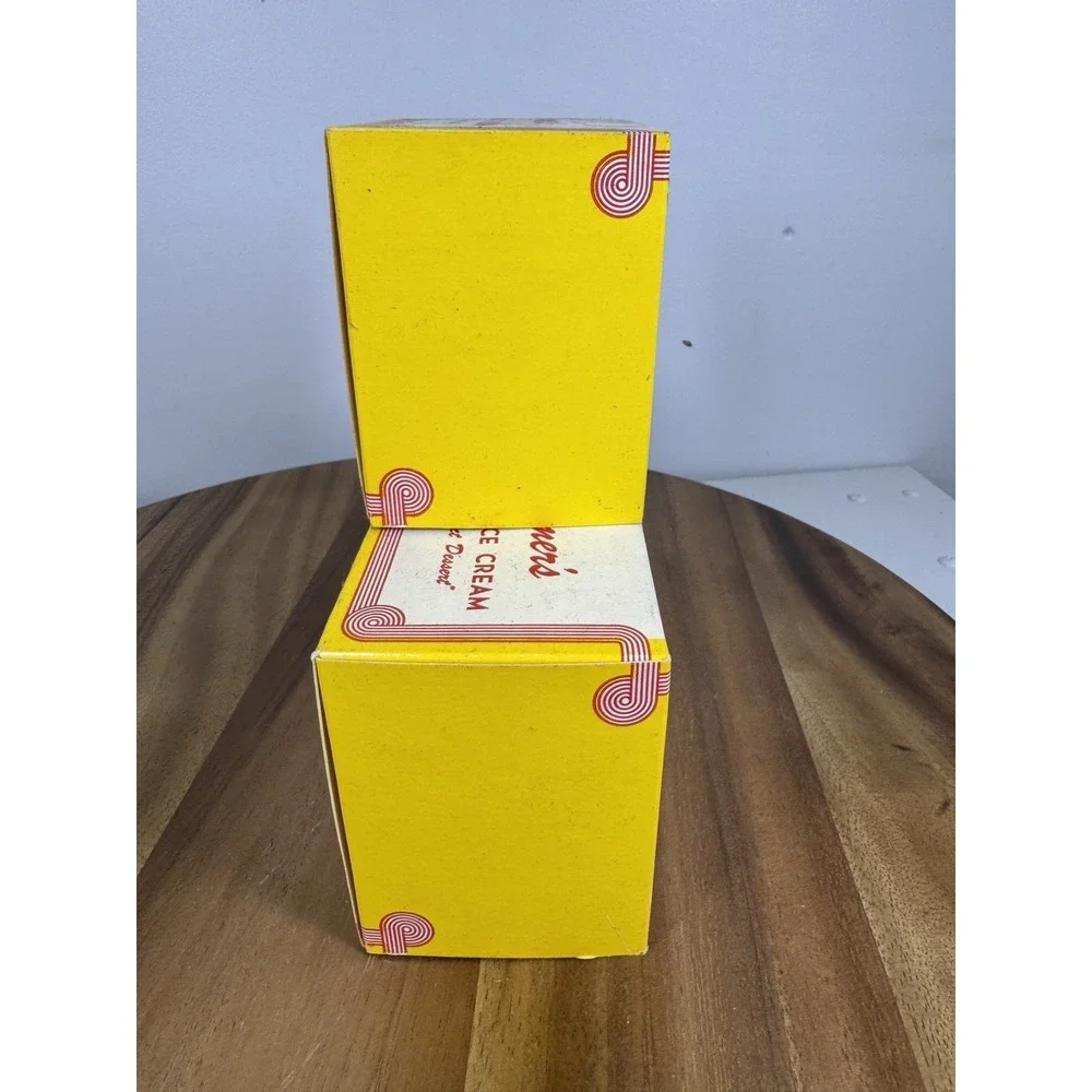 Lot Of 3 Vintage Folmer's Dairy Pint Carton Ice Cream Box Hanover, Pa.